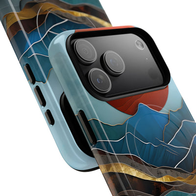 Molten Sun Peaks · Tough+ etui na telefon dla iPhone · Magsafe