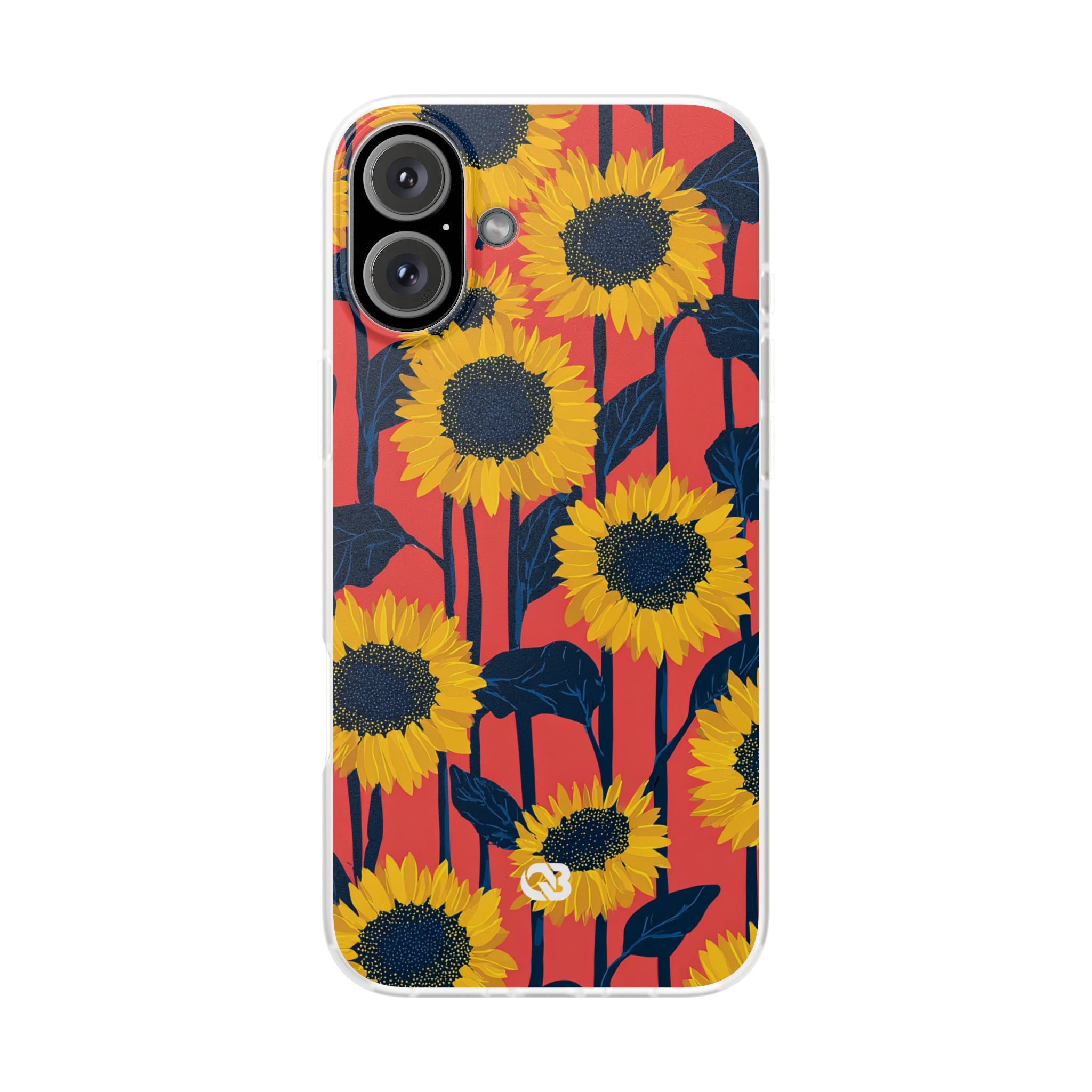 Solar Navy Bloom · Soft Handyhülle für iPhone