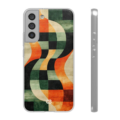 Burnt Orange Curve · Soft Handyhülle für Samsung