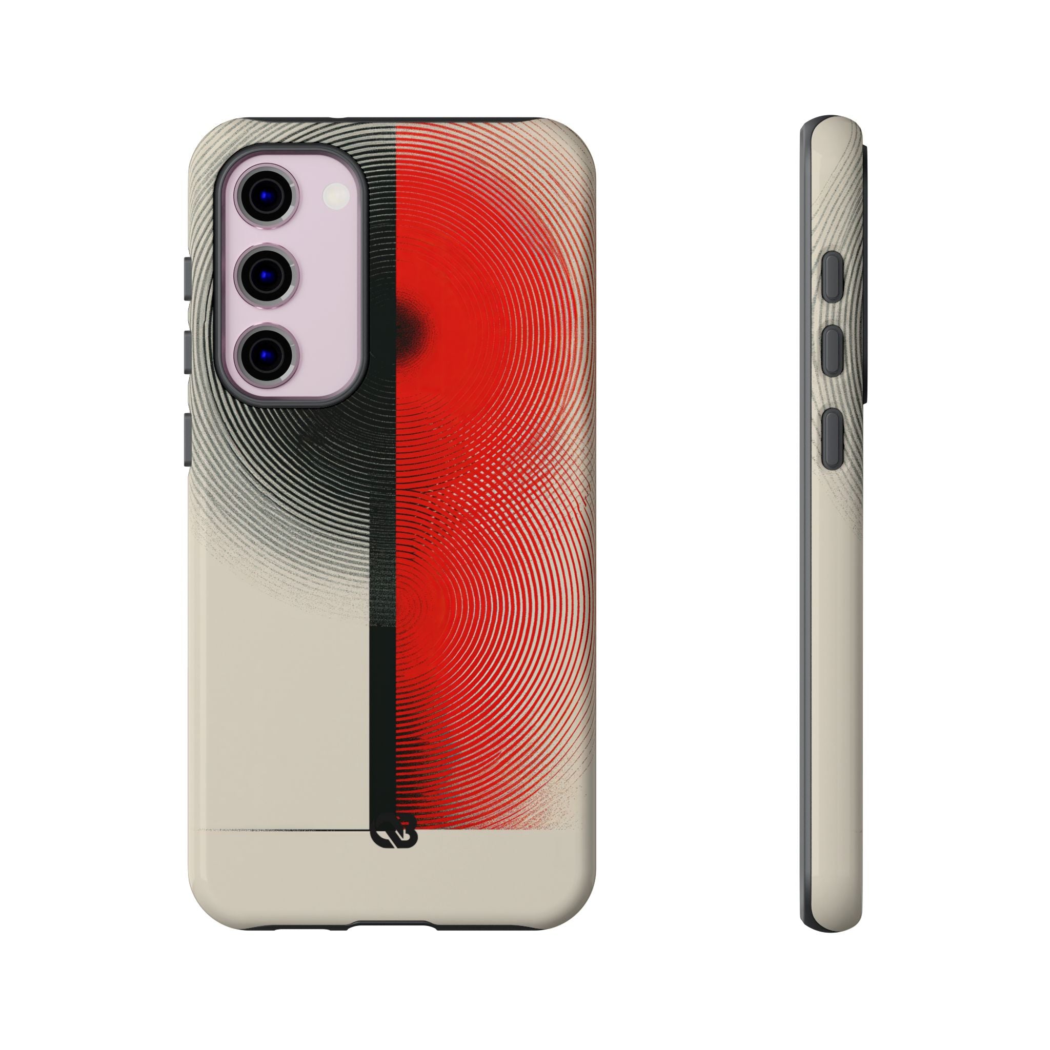 Red Tough Phone Case for Samsung - Split Signal Red