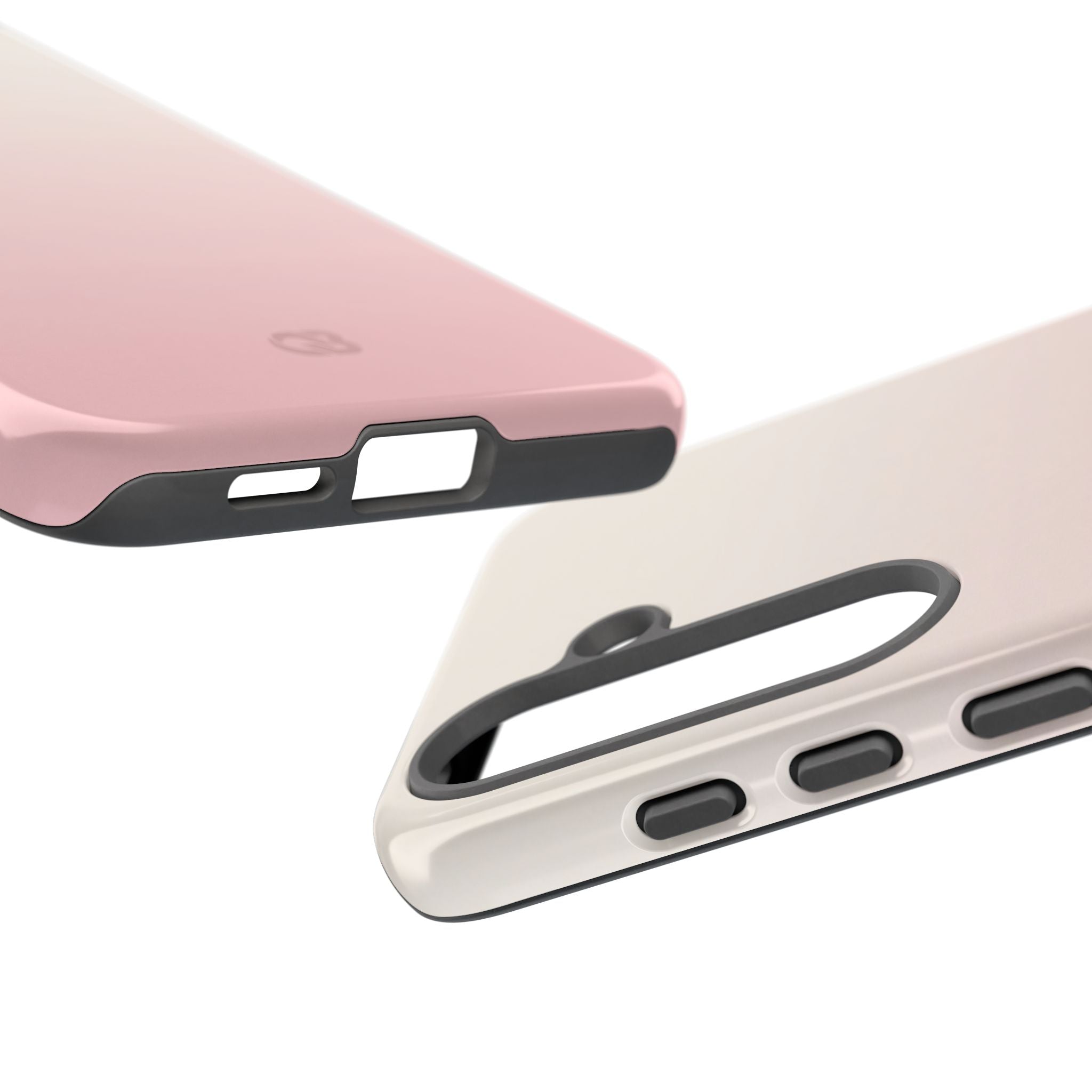 Pink Tough Phone Case for Samsung - Frosted Blush Horizon