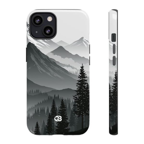 Alpine Horizon · Tough Phone Case for iPhone · Black