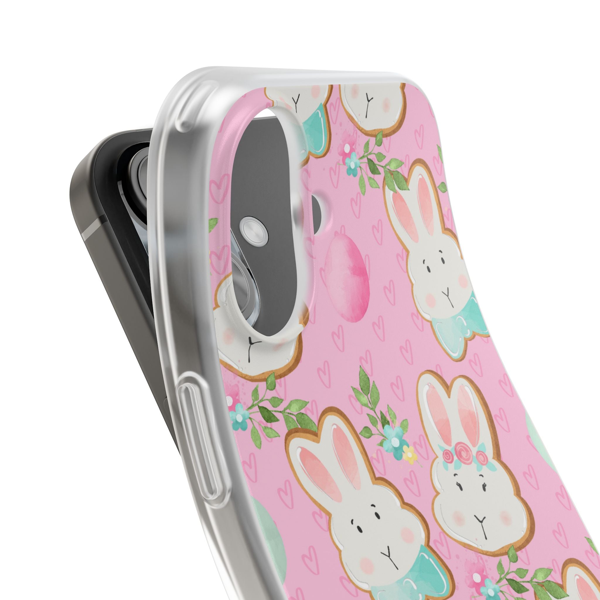 Bunny Blossom iPhone 16 Case - Soft