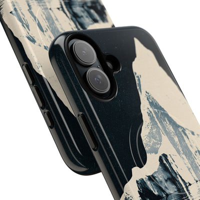 Blue Tough 2.0 Magsafe Phone Case for iPhone - Frozen Navy Monolith
