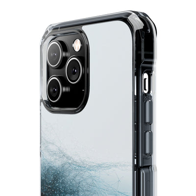 Teal Impact MagSafe Phone Case for iPhone - Arctic Pulse Mesh