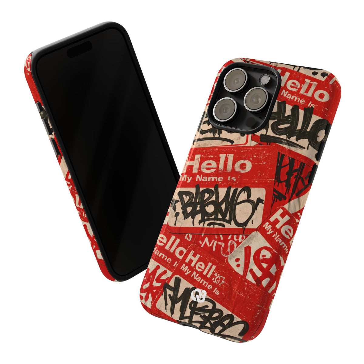 Slap Tag Collage · Tough Phone Case for iPhone · Red
