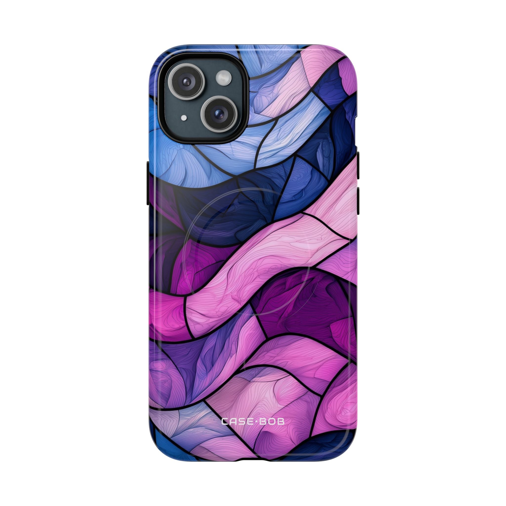 Wellenartiger Glow iPhone 15 Plus Case - Tough+