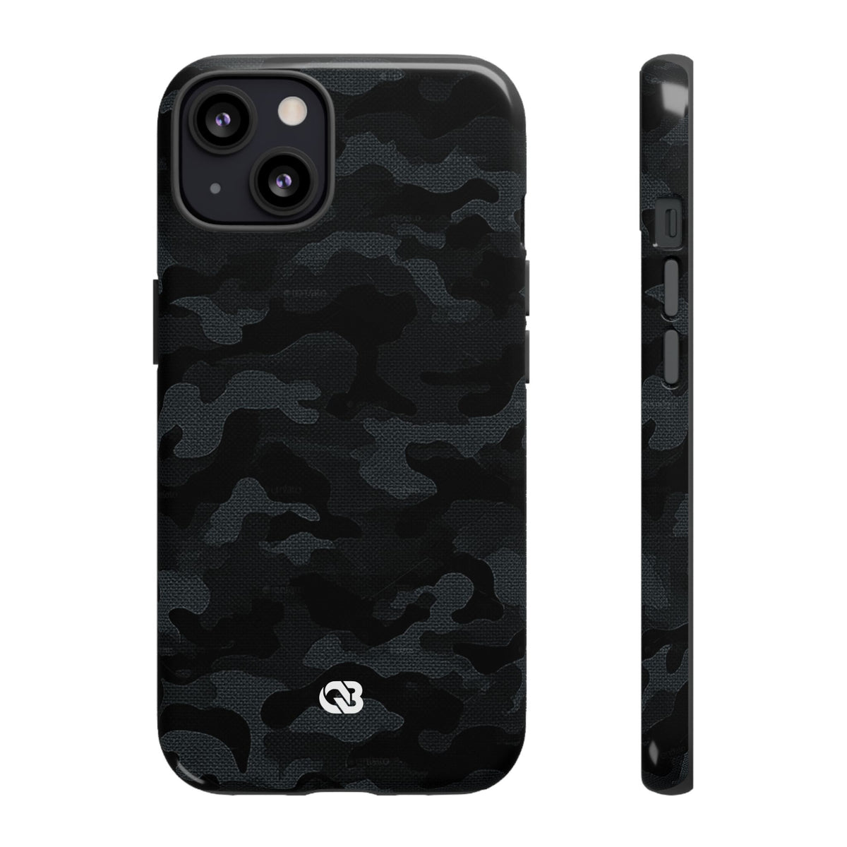Blackout Urban Camo · Tough Phone Case for iPhone · Black