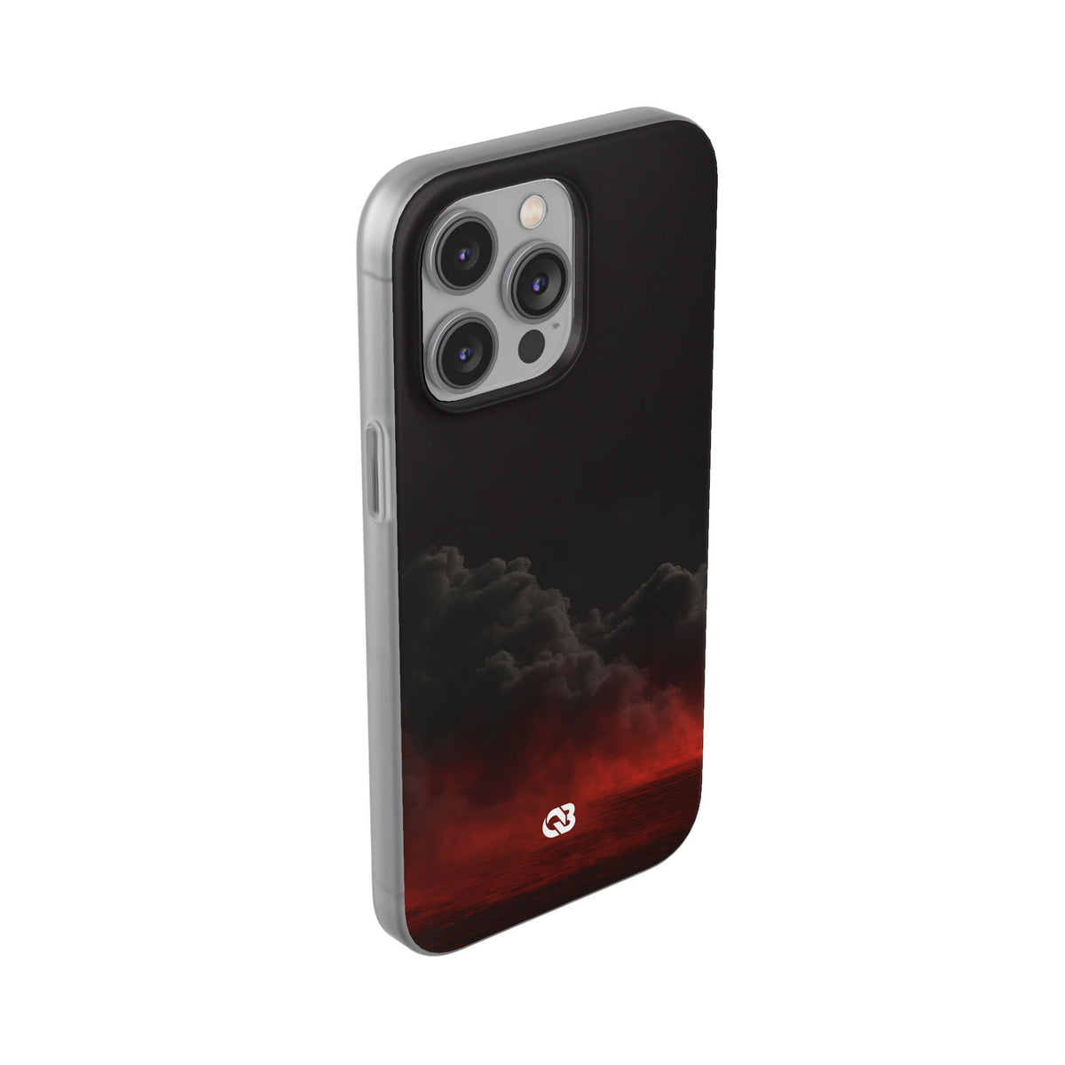 Crimson Fog Void · Lite Phone Case for iPhone ·  Black