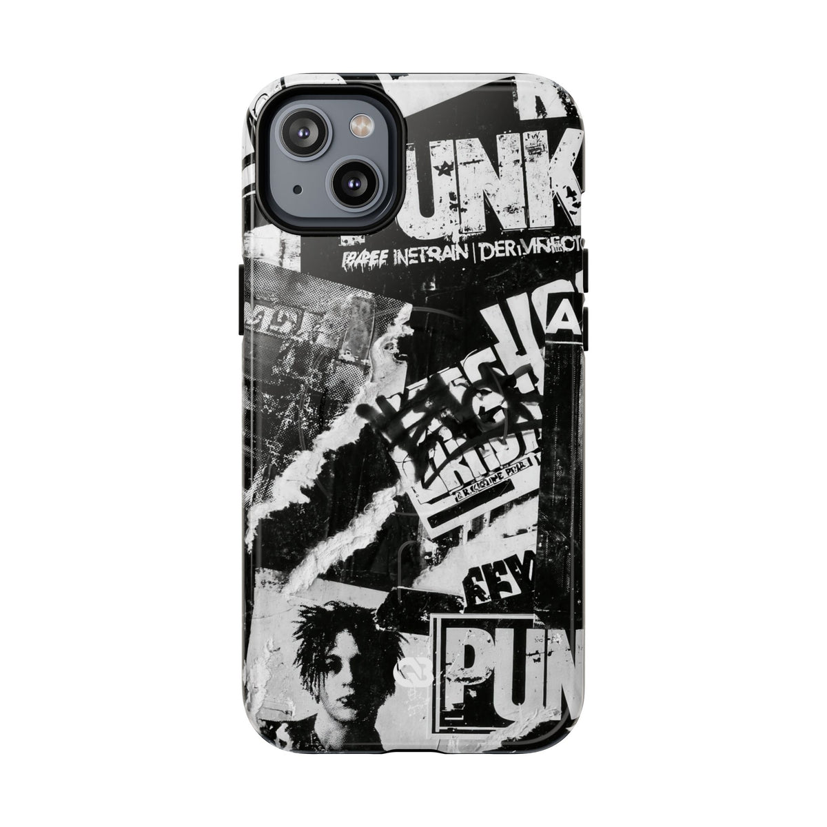 Underground Punk Collage · Tough 2.0 Magnetic Phone Case for iPhone · Black