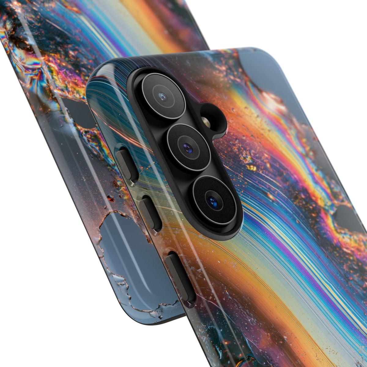 Prismatic Aura Flow · Tough Phone Case for Samsung · Blue