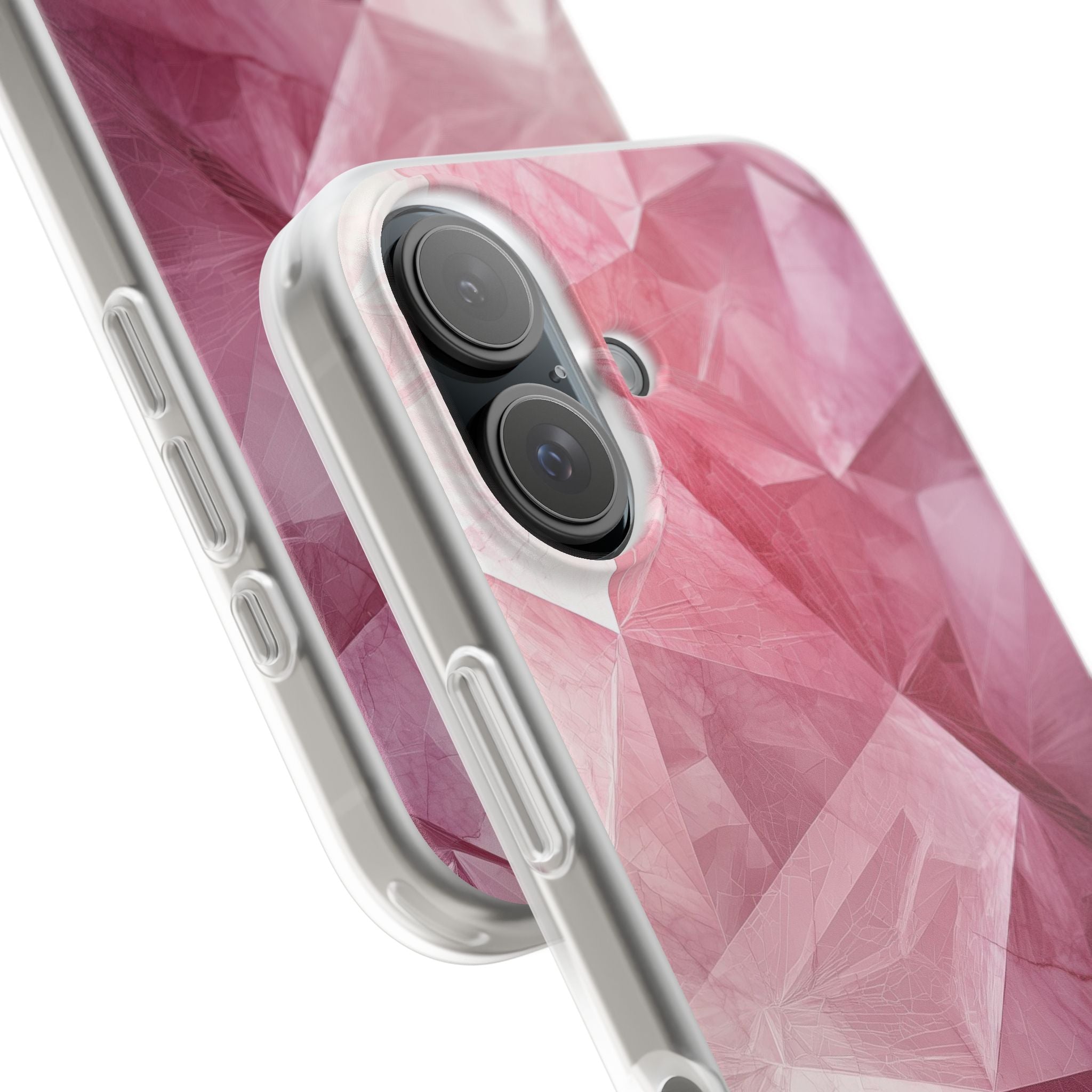 Shattered Rose Shards · Soft Phone Case for iPhone