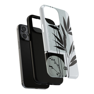 Grey Tough 2.0 Magsafe Phone Case for iPhone - Sage Bamboo Noir