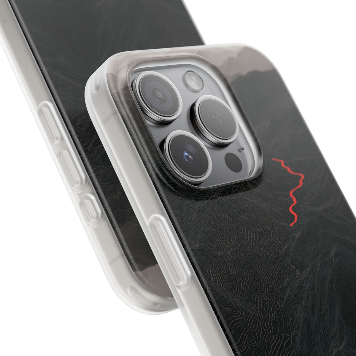 Crimson Ridge Pass · Lite Phone Case for iPhone ·  Black