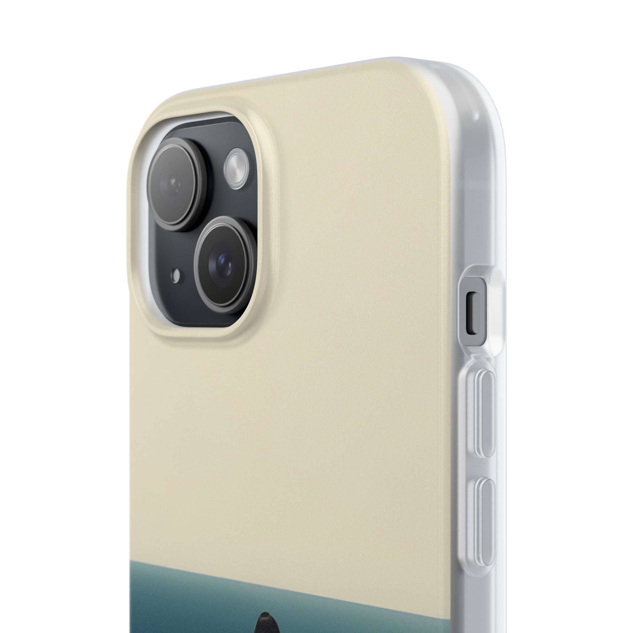 Solitary Blue Horizon · Soft Coque de téléphone pour iPhone