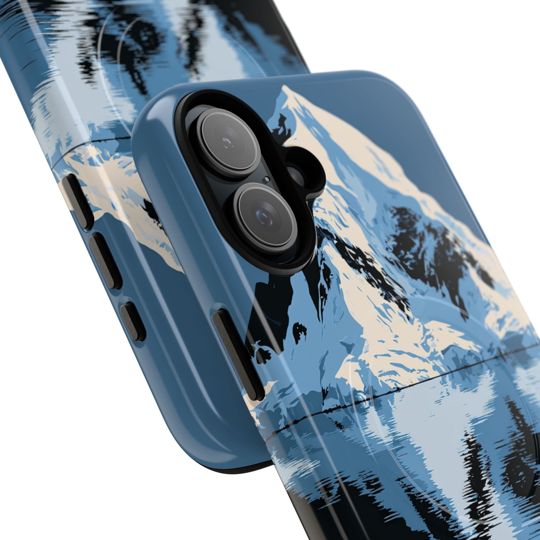 Blue Tough 2.0 Magsafe Phone Case for iPhone - Arctic Summit Mirror