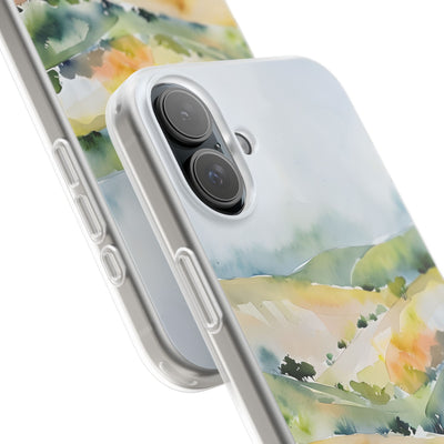Verdant Mist Valleys · Soft Phone Case for iPhone