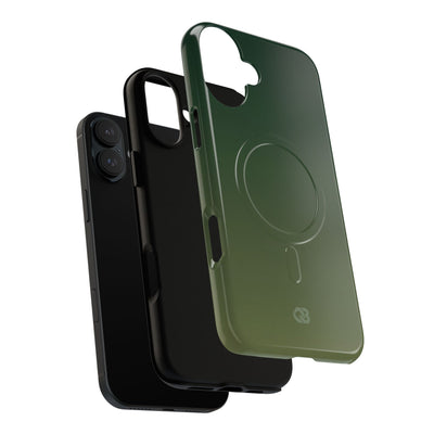 Green Tough 2.0 Magsafe Phone Case for iPhone - Shadow Moss Grain