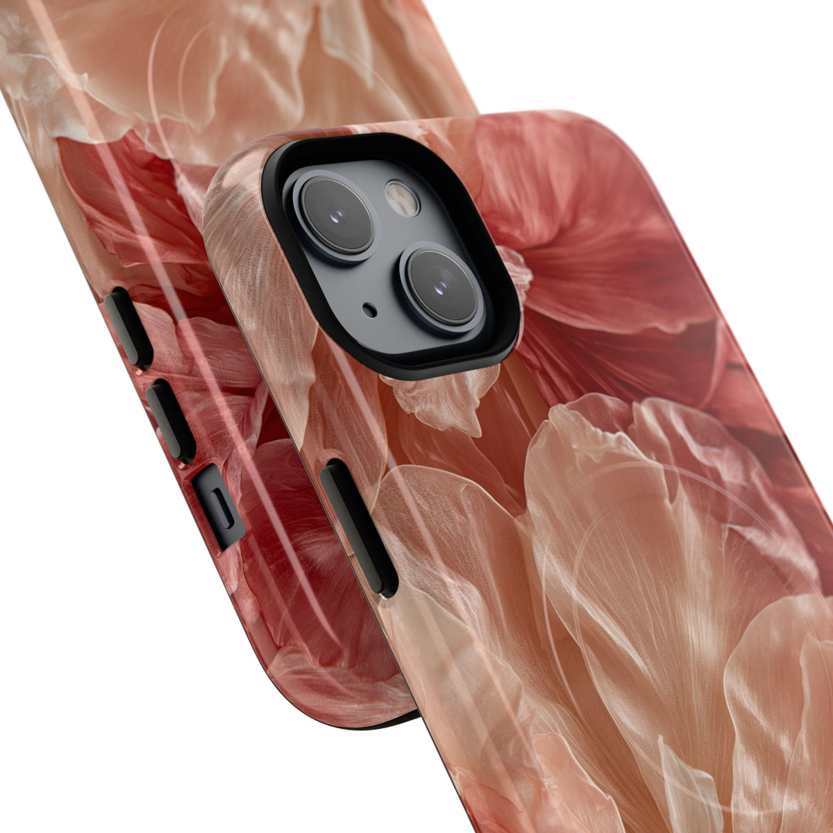 Blush Silk Bloom · Tough 2.0 Magnetic Phone Case for iPhone · Pink