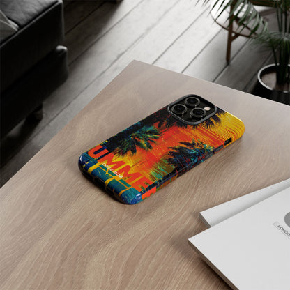 Tropical Sunburst iPhone 14 Pro Max Case - Tough