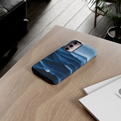 Blue Tough Phone Case for Samsung - Cobalt Ridge Tides