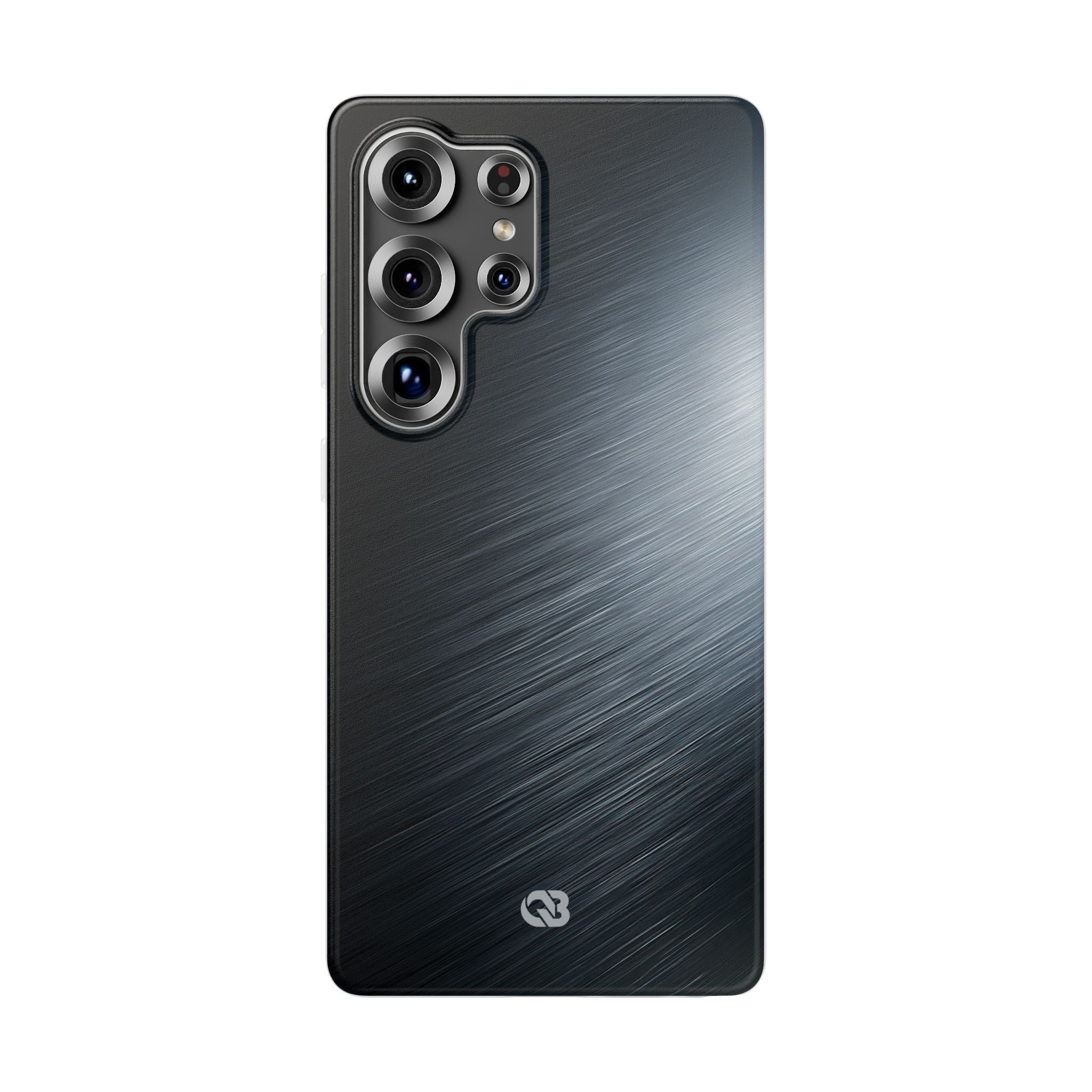 Grey Lite Phone Case for Samsung - Charcoal Brushed Steel