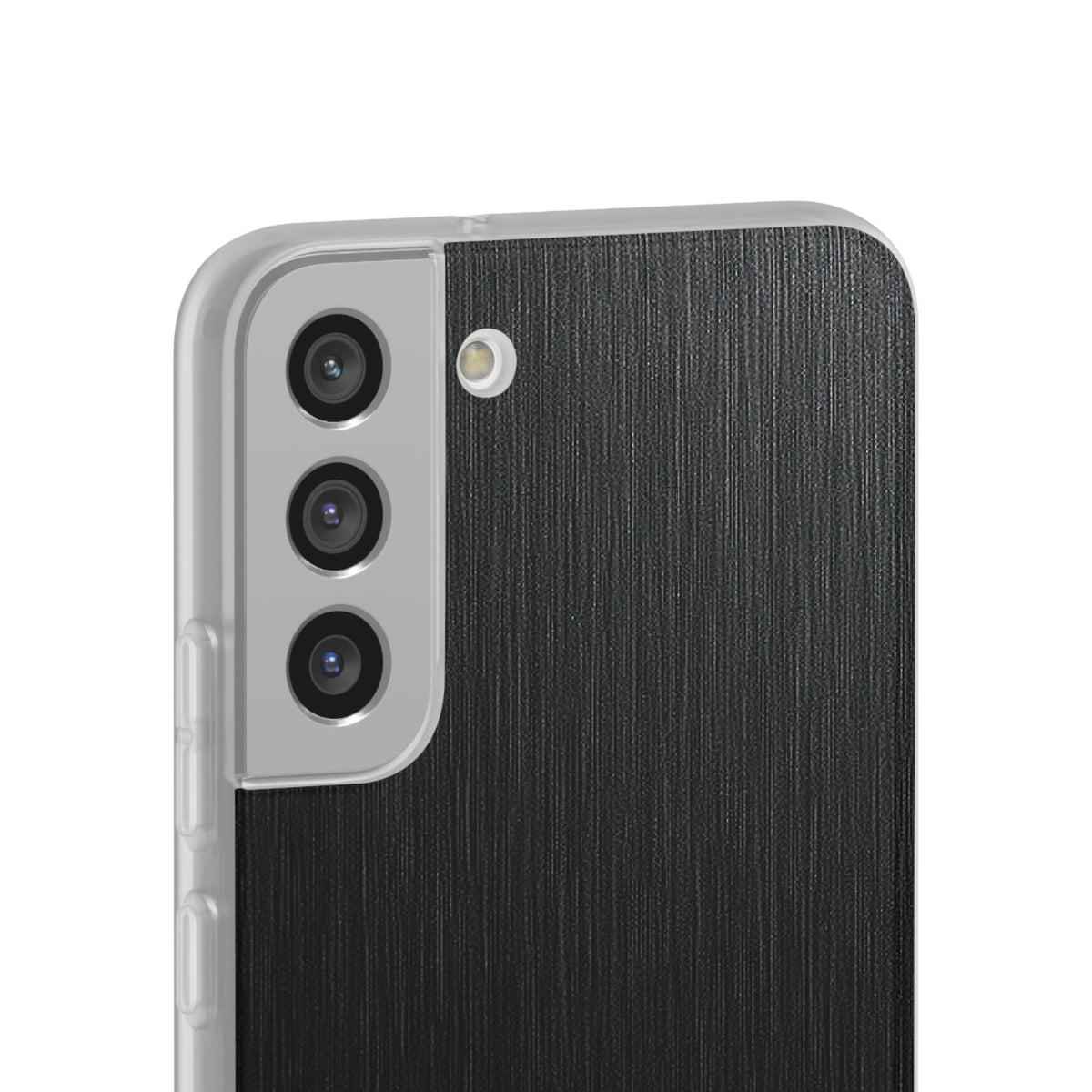 Obsidian Brushed Steel · Lite Phone Case for Samsung · Black