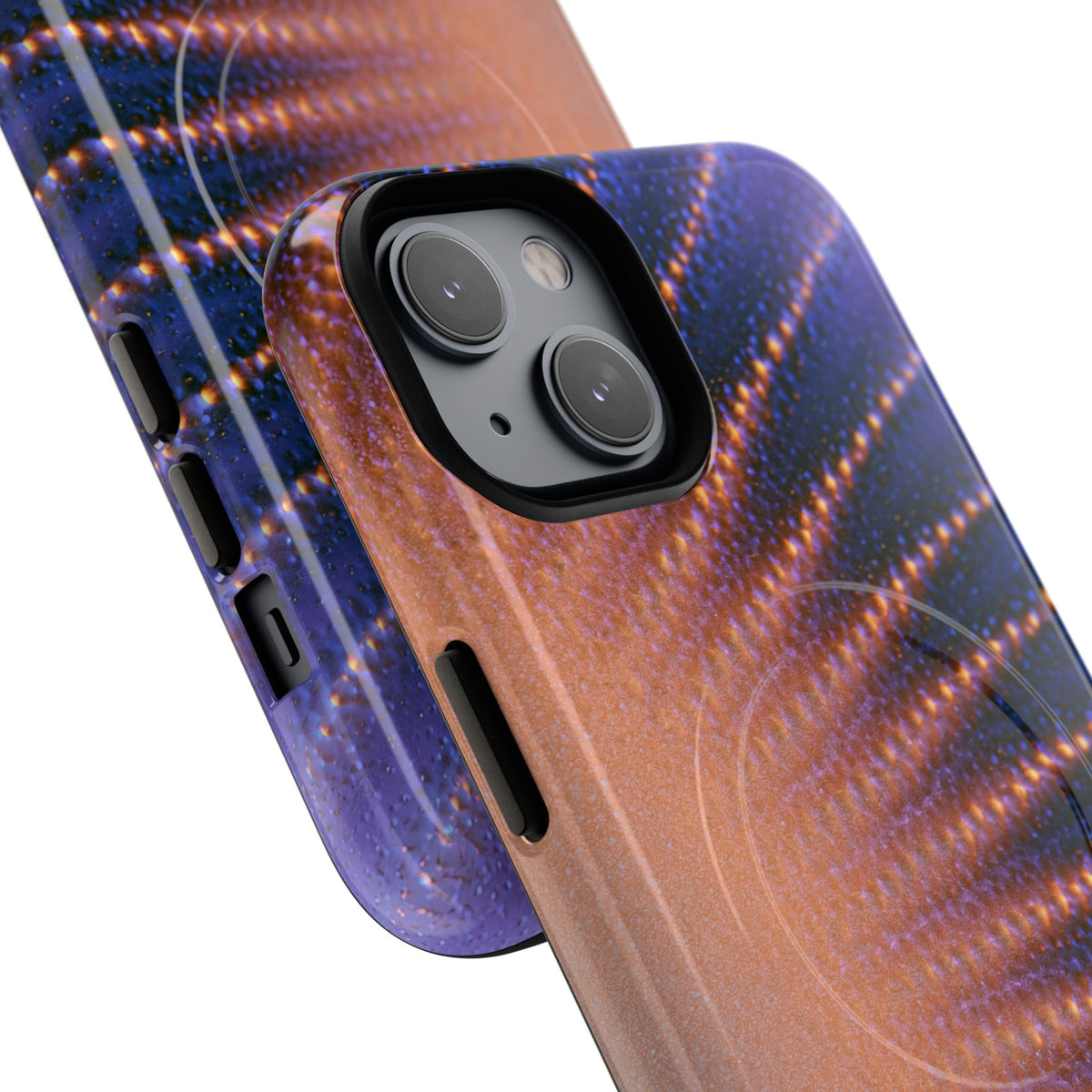Luminous Aura Burst · Tough 2.0 Magnetic Phone Case for iPhone · Blue