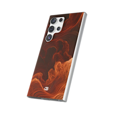 Amber Filament · Lite Phone Case for Samsung · Orange