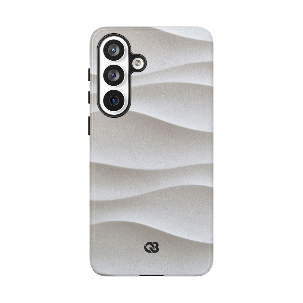 Sculpted Dune Relief · Tough Phone Case for Samsung · White