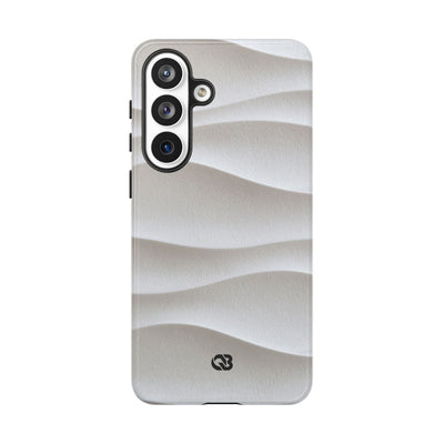 Sculpted Dune Relief · Tough Phone Case for Samsung · White