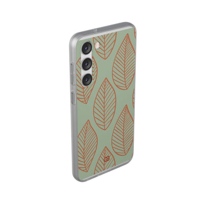 Sage Earth Leaves · Soft Phone Case for Samsung