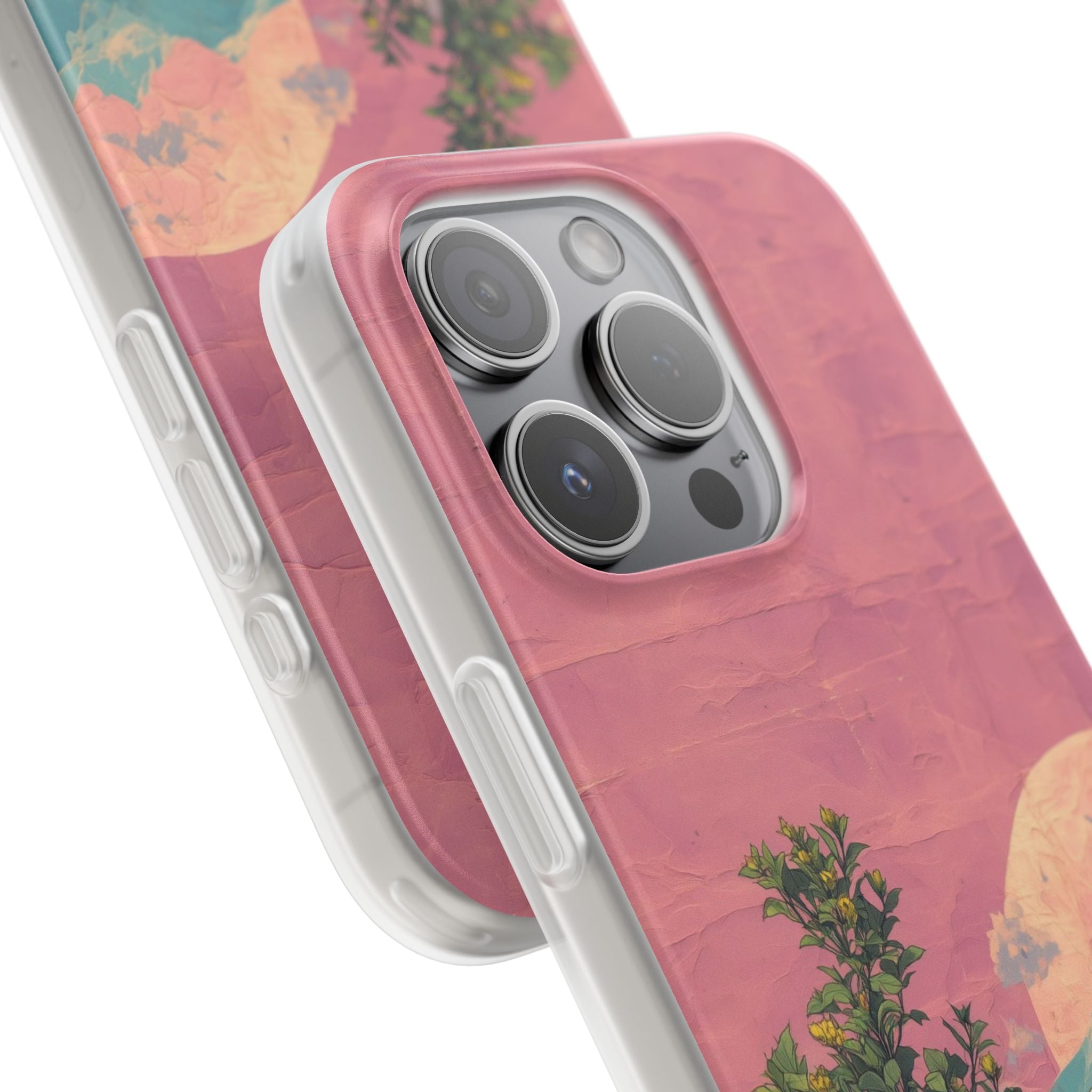 Lunar Pastel Bloom · Soft Phone Case for iPhone
