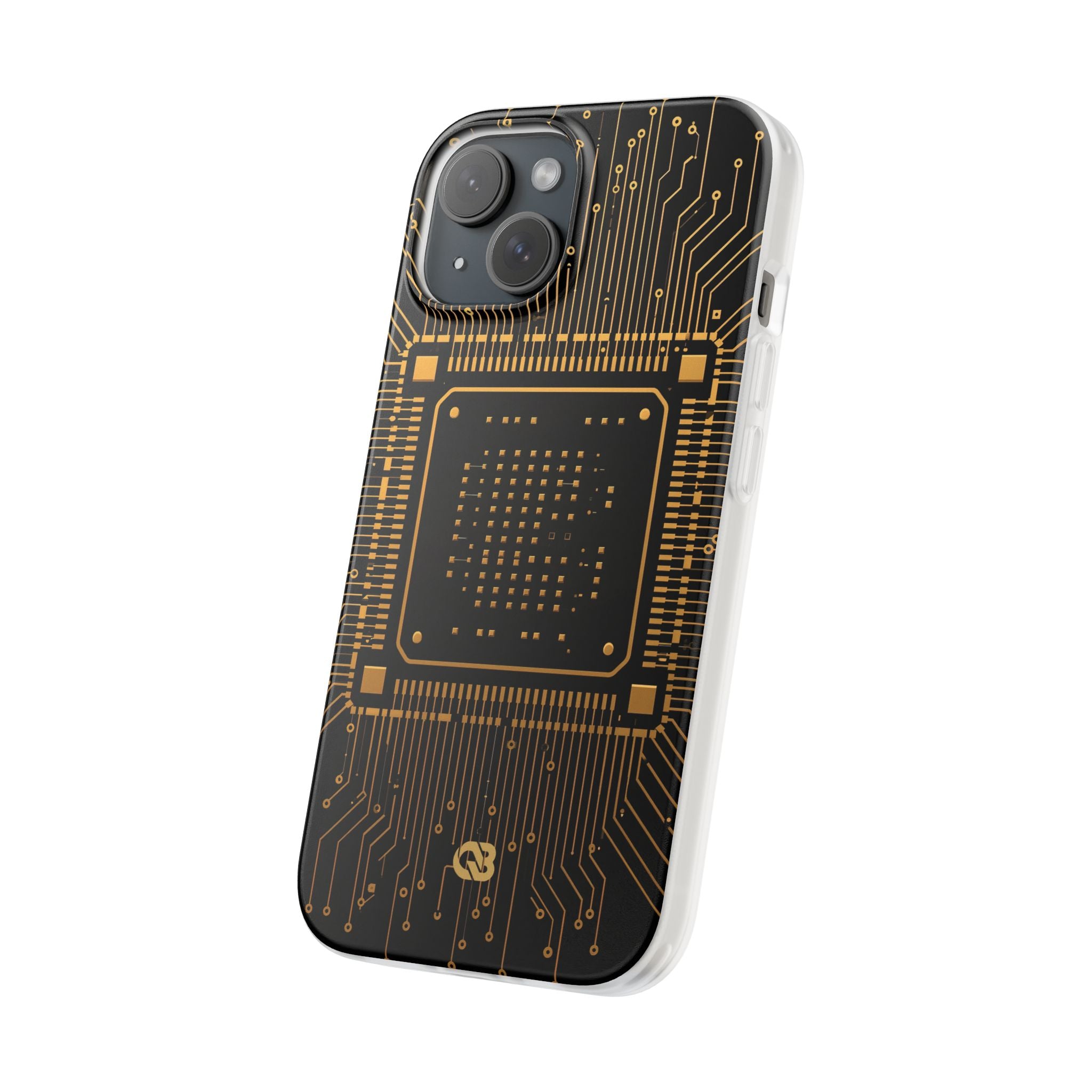 Gold Lite Phone Case for iPhone - Cyber Gold Processor