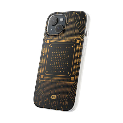Gold Lite Phone Case for iPhone - Cyber Gold Processor