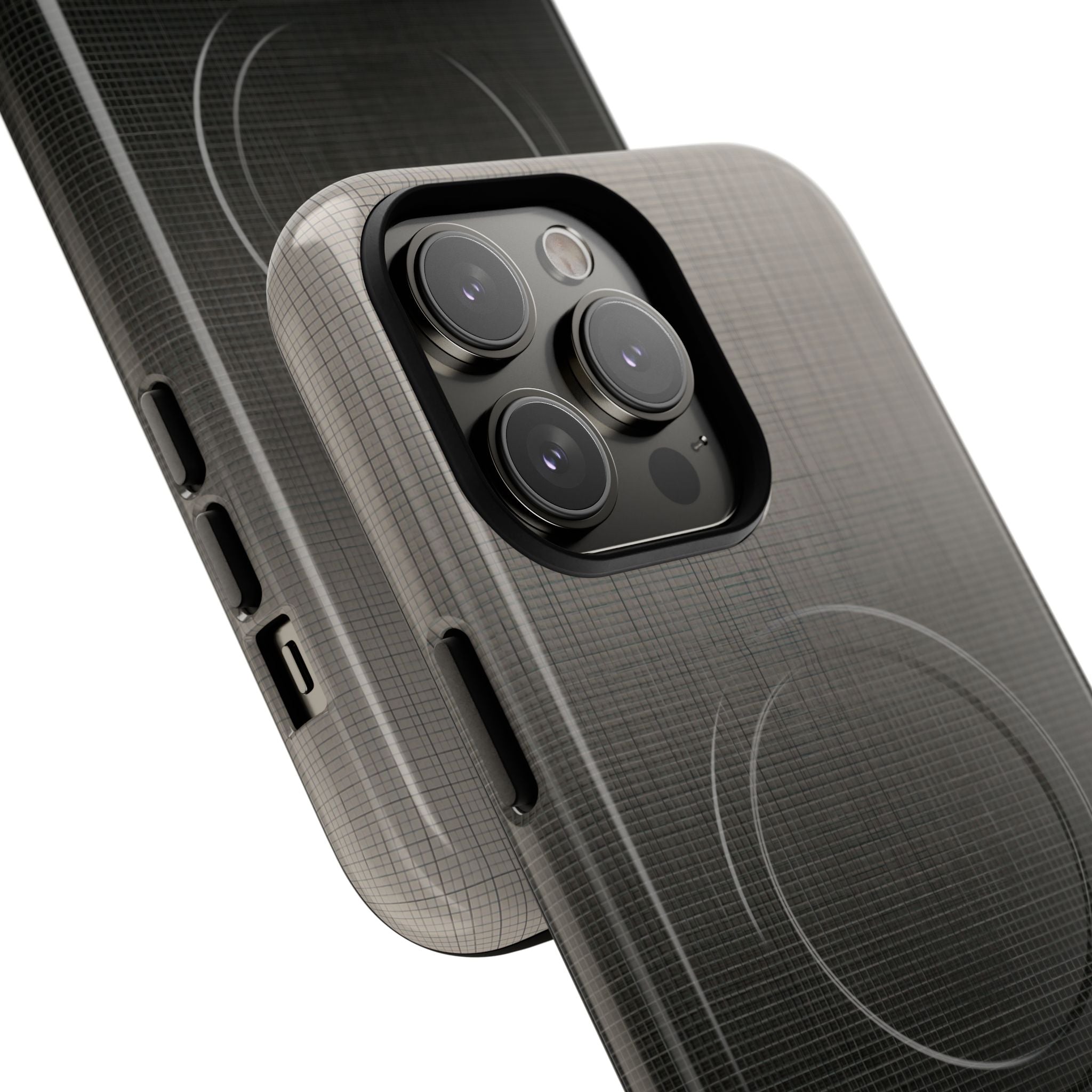 Grey Tough 2.0 Magsafe Phone Case for iPhone - Faded Sand Mesh