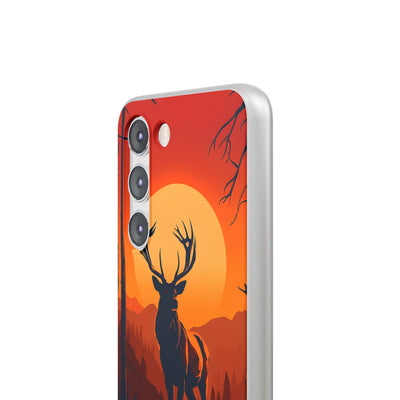 Amber Ridge Stag · Soft Phone Case for Samsung