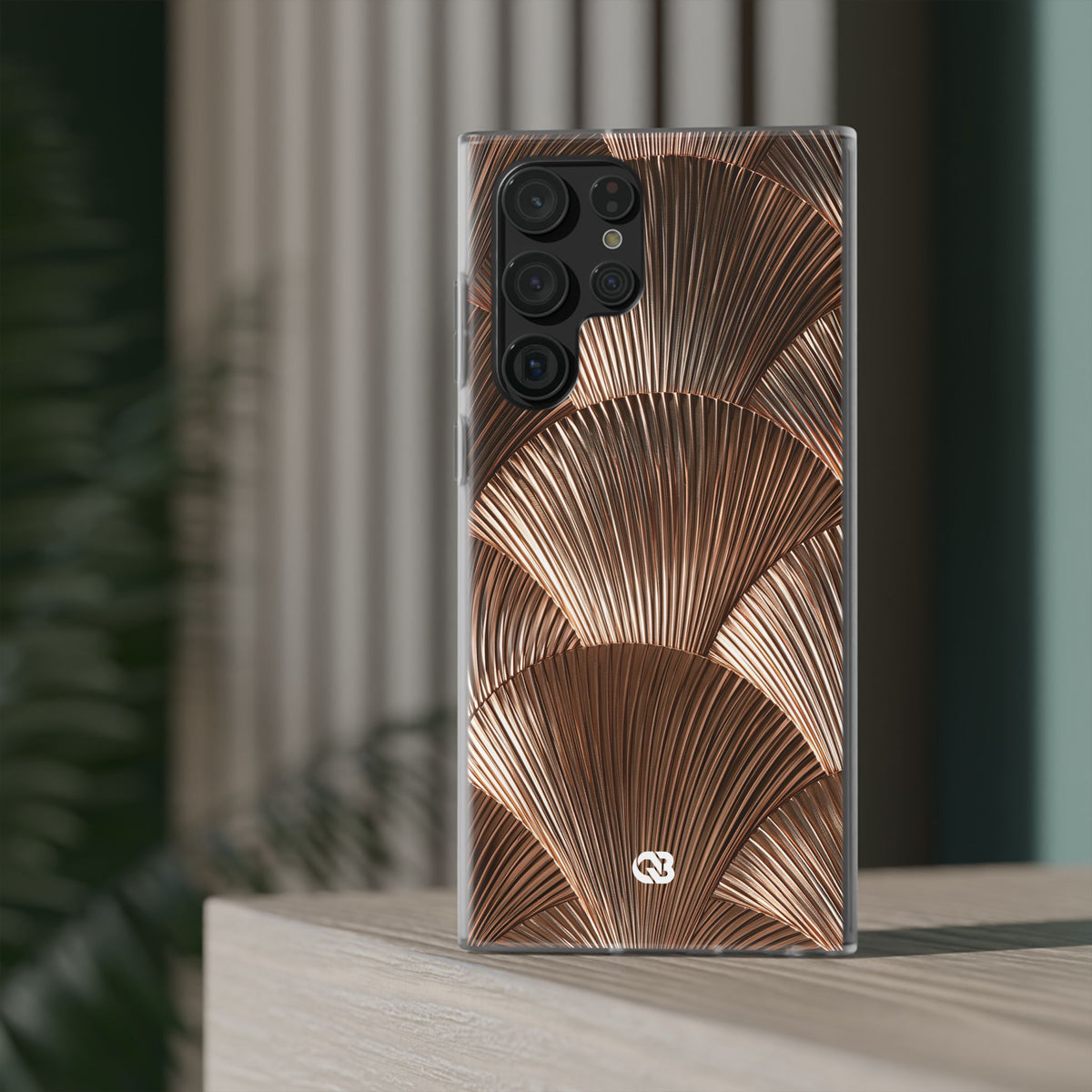 Rose Gilded Fan · Lite Phone Case for Samsung · Gold