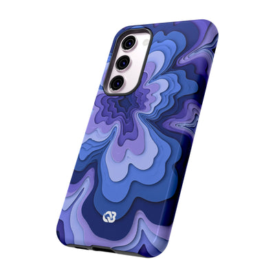 Periwinkle Strata Bloom · Tough Phone Case for Samsung · Purple