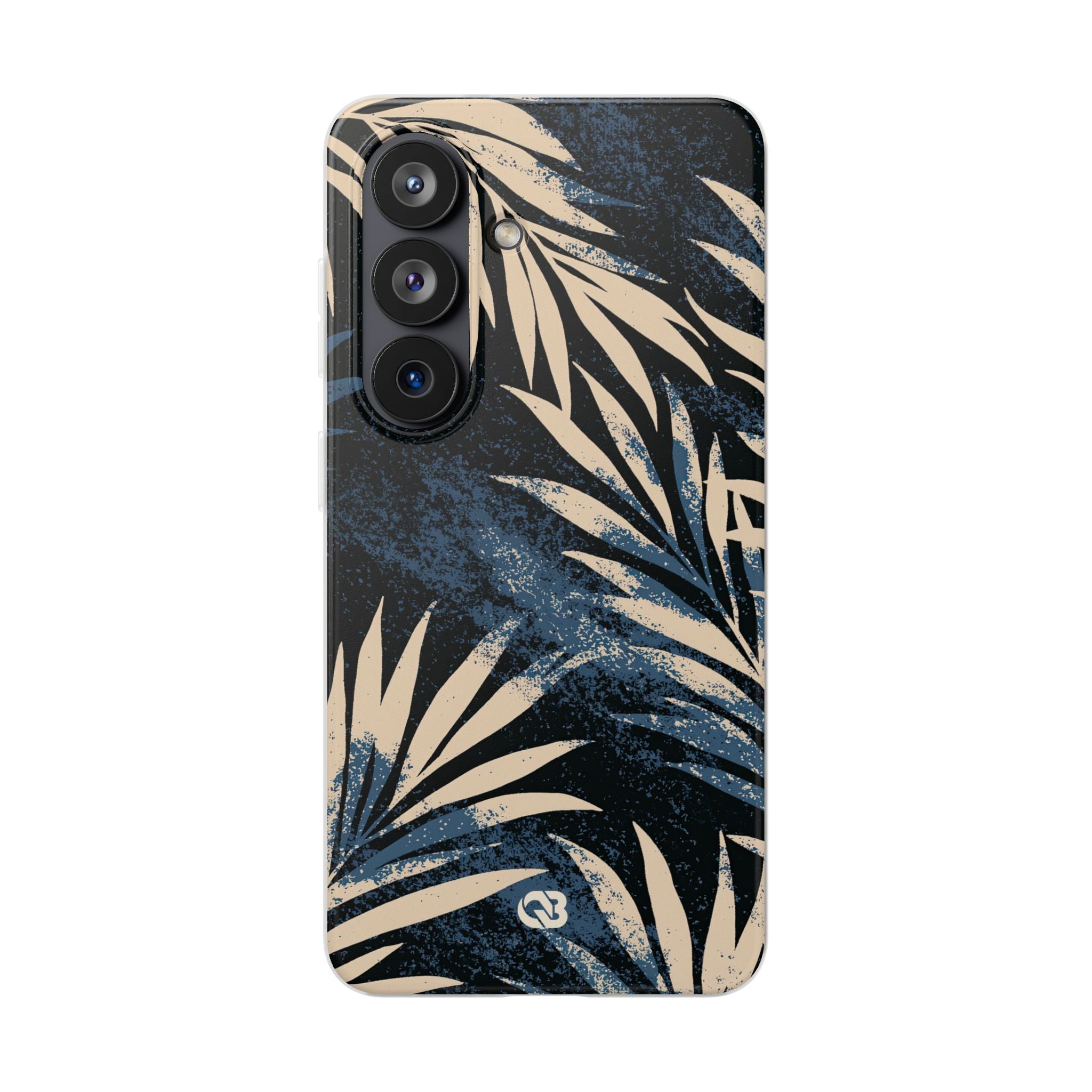 Blue Lite Phone Case for Samsung - Midnight Indigo Palm