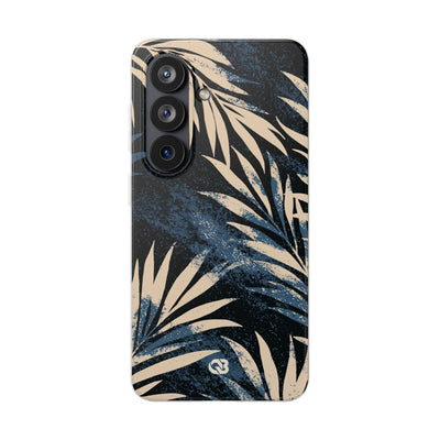 Blue Lite Phone Case for Samsung - Midnight Indigo Palm