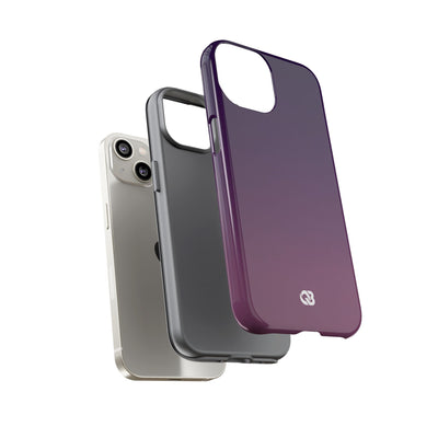 Purple Tough Phone Case for iPhone - Nocturnal Plum Fade