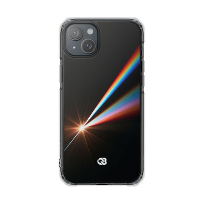 Spectral Refraction · Clear Impact Magnetic Phone Case for iPhone · Black