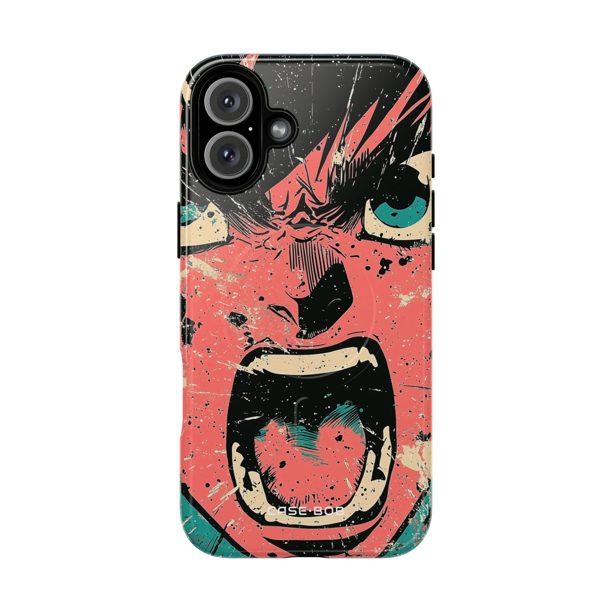 Screaming Face Pink iPhone 16 Plus Case - Tough+