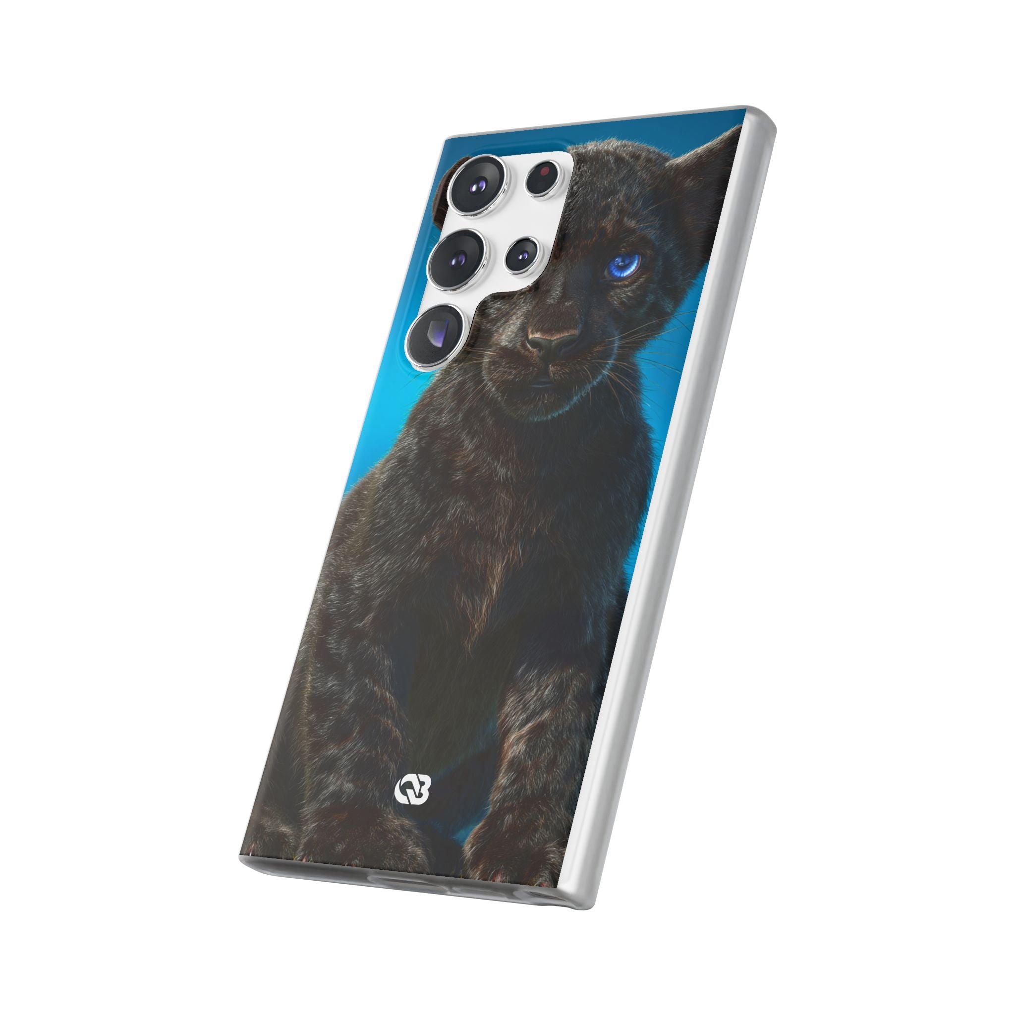 Sapphire Gaze Panther · Soft Phone Case for Samsung