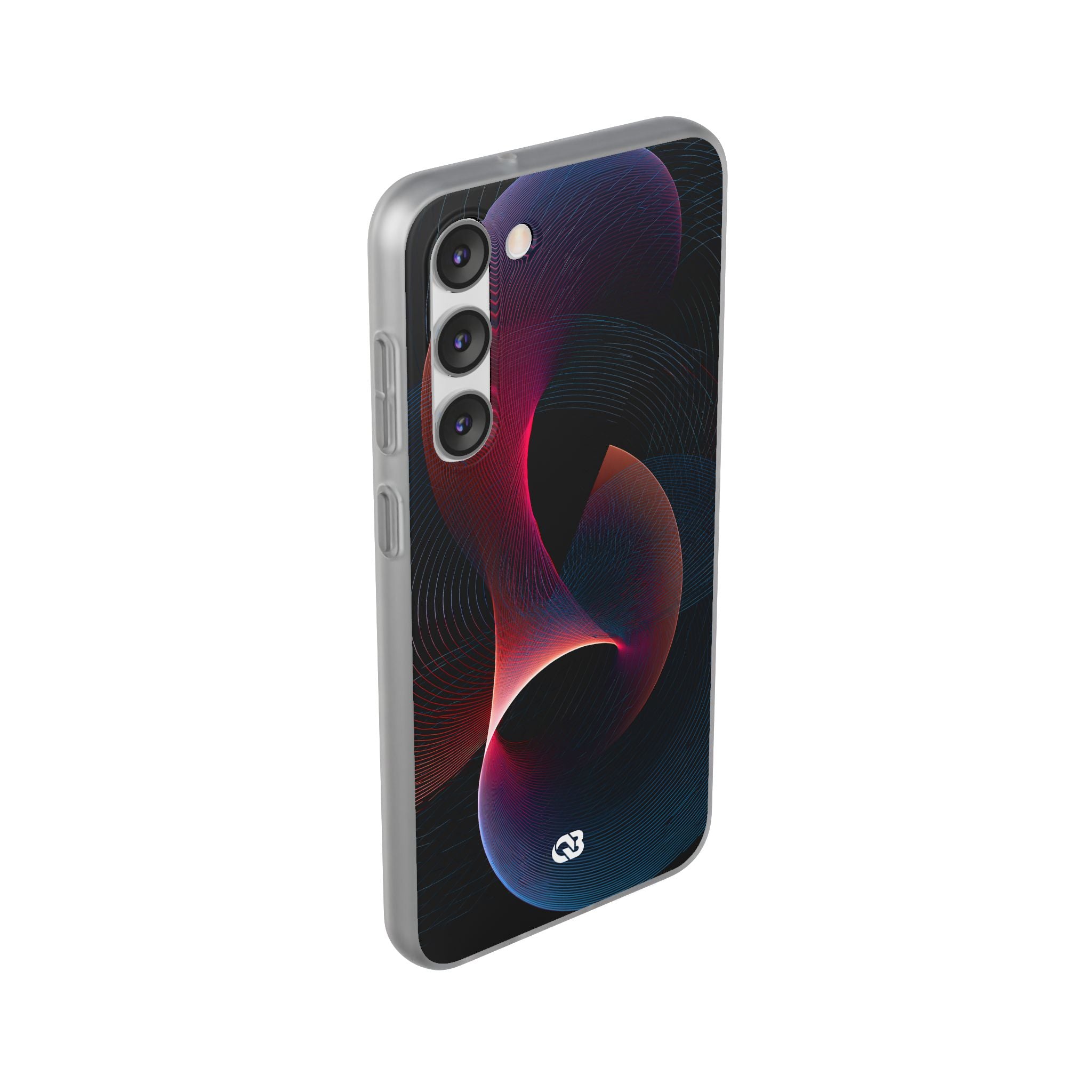Black Lite Phone Case for Samsung - Cobalt Crimson Flux
