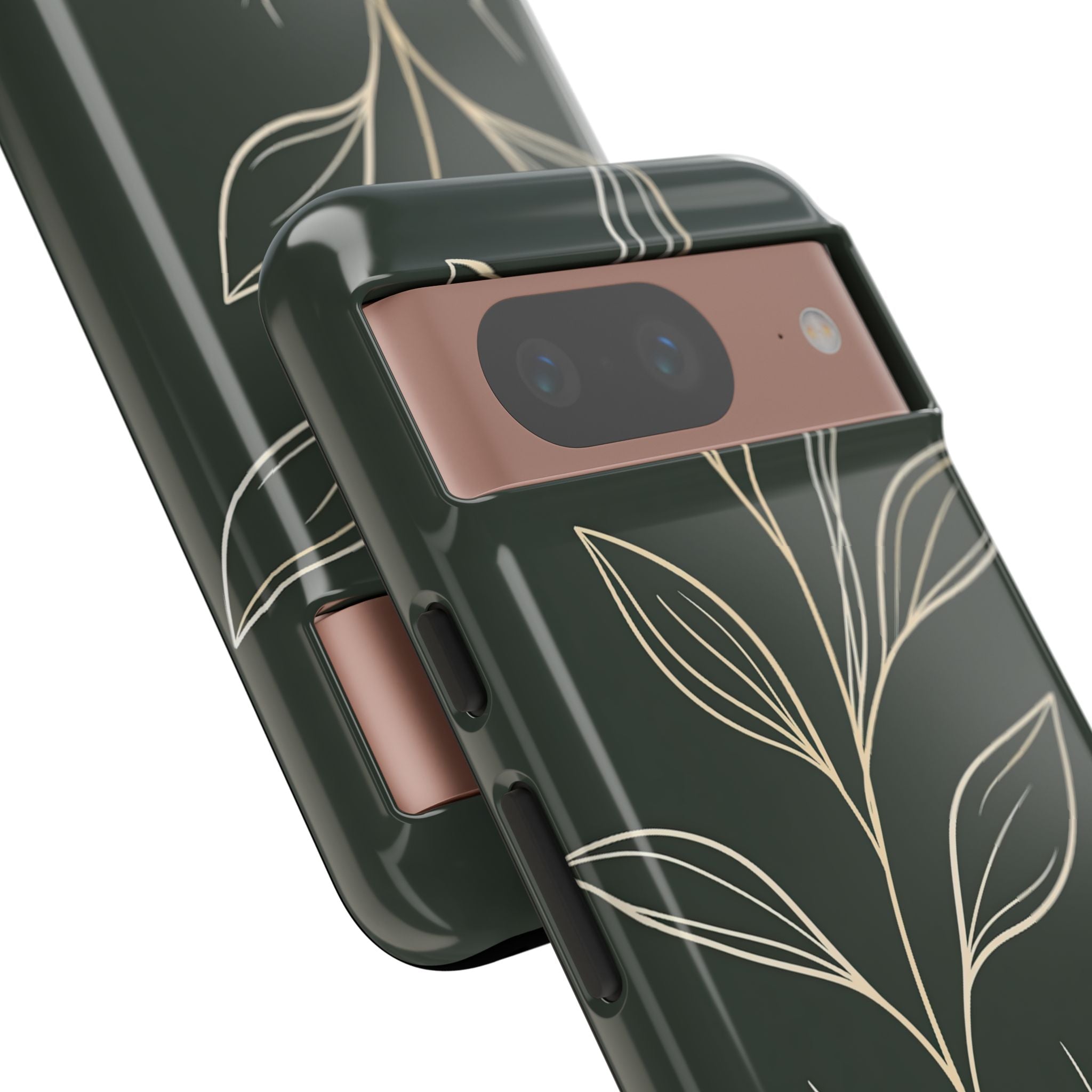 Green Tough Phone Case for Google Pixel - Deep Moss Willow