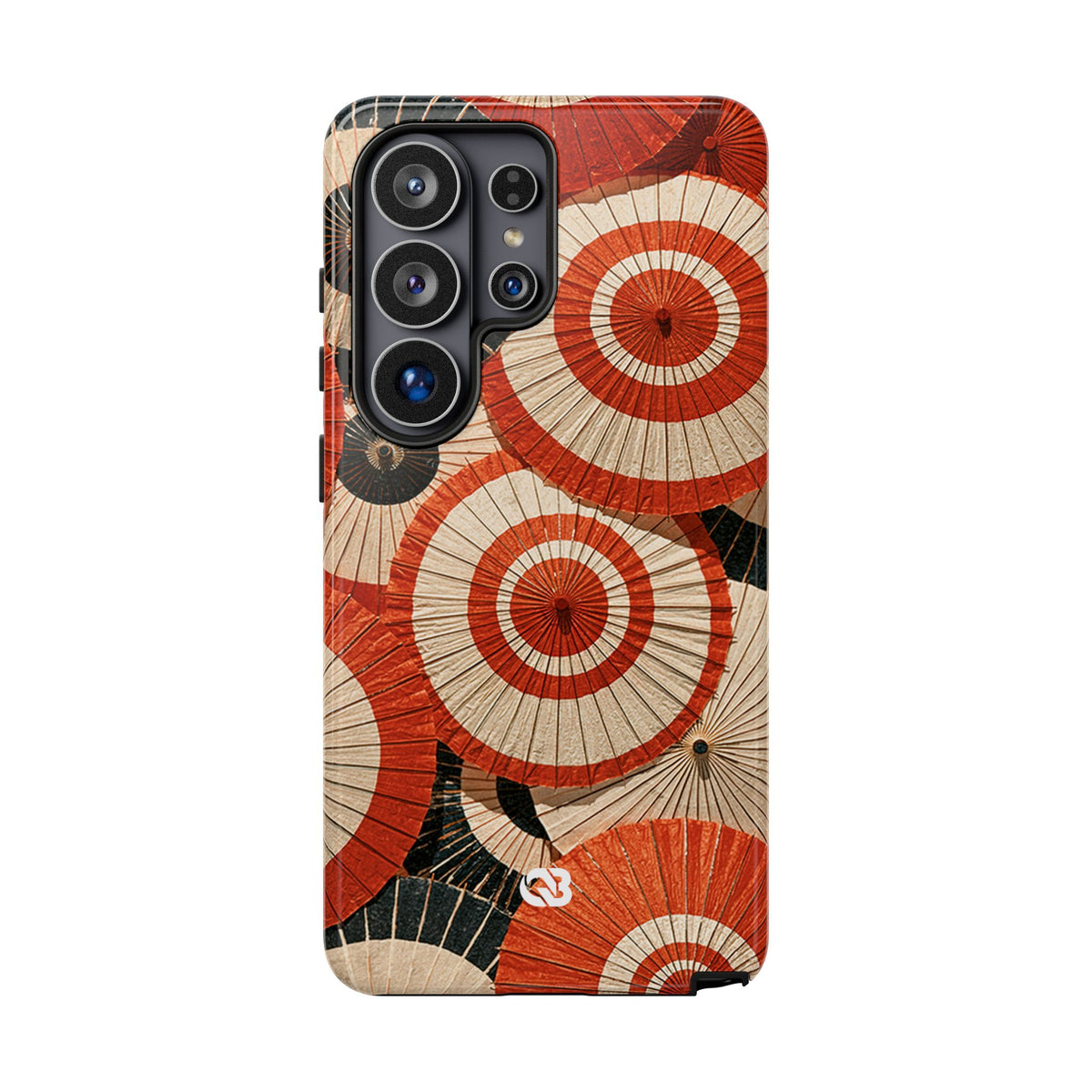 Vermilion Wagasa Motif · Tough Phone Case for Samsung · Red