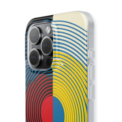 Blue Lite Phone Case for iPhone - Primary Circuit Orbit