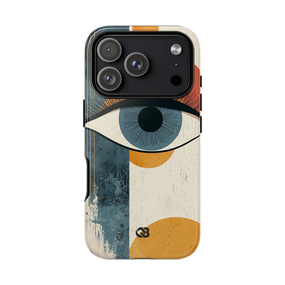 Distressed Azure Ocular · Tough Phone Case for iPhone